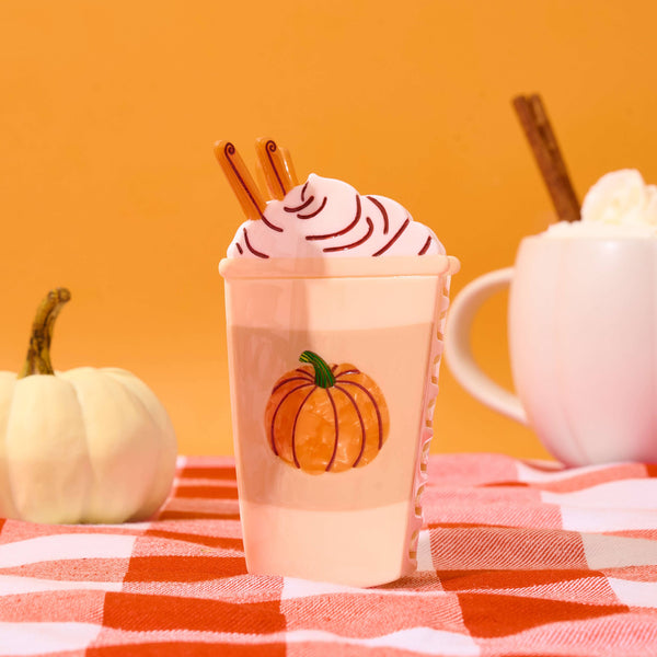 Jenny Lemons - Large Pumpkin Spice Latte Hair Claw Clip – Mad Mod Shop