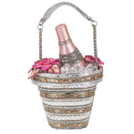 Mary Frances Accessories - Champagne on Ice Beaded Top-Handle Bag