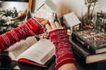 Novel Book Arm Warmer Gloves- Christmas Carol