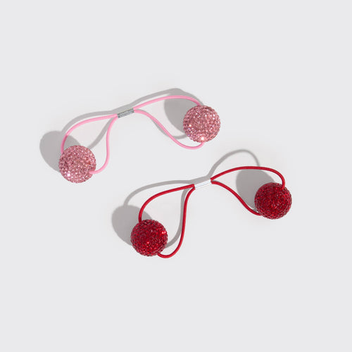 KITSCH - Holiday Bubble Hair Ties 2pc Set