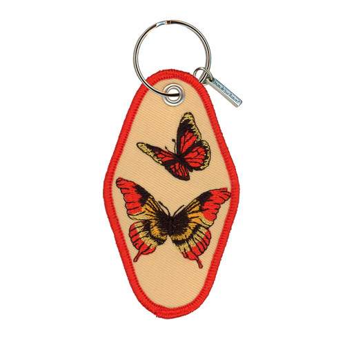 California Embroidered Keychain