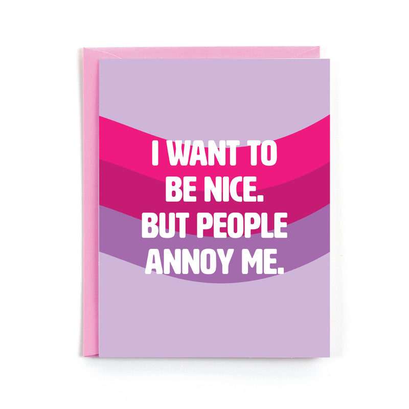 Public School Paper Co. - People Annoy Me Card