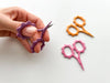 Matryoshka Doll Shop - Small Flower scissors, tiny embroidery scissors