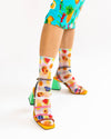 Sock Candy - Gingham Fruits Ankle Sock