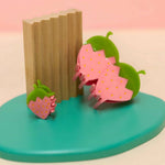 Jenny Lemons - Mini Pink Strawberry Hair Claw Clip