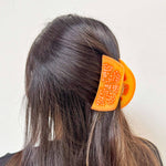 Jenny Lemons - Large Orange Slice Hair Claw Clip