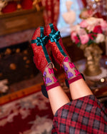 Sock Candy - Big Bow Energy Black Sheer Crew Sock