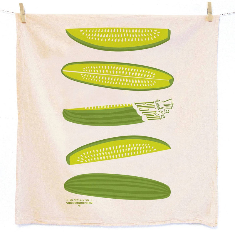 The Neighborgoods - BIG DILL (Dill, Pickle) - Tea Towel Set of 2