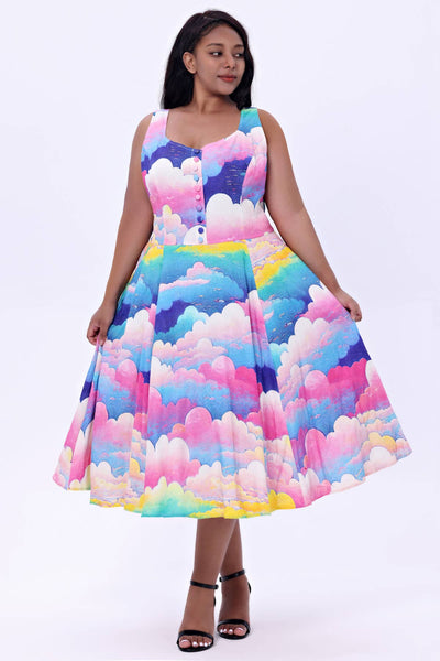 Magical Rainbow Cloud Dress