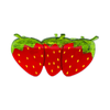 Jenny Lemons - XL Red Strawberry Hair Claw Clip