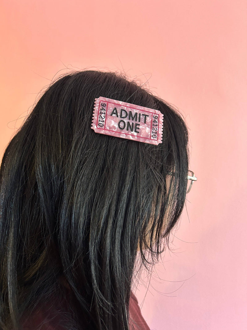 The Peach Fuzz - Ticket Hair Clip