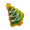 Jenny Lemons - Midi Christmas Tree Holiday Cookie Hair Claw Clip