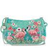 Mary Frances Accessories - Flirty Flamingos Crossbody