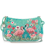 Mary Frances Accessories - Flirty Flamingos Crossbody