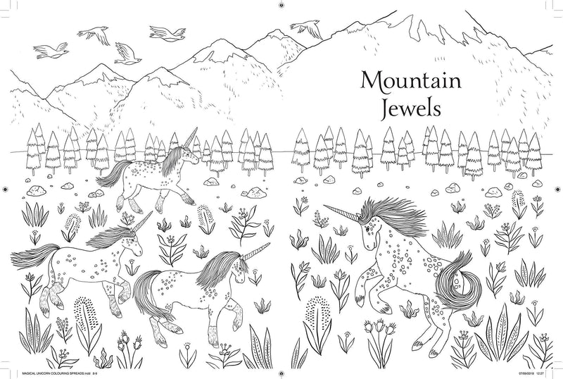 Hachette Book Group - Magical Unicorn Society Official Coloring Book