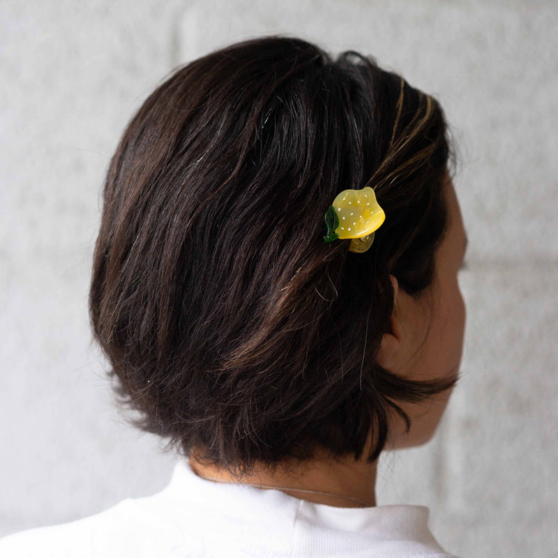 Jenny Lemons - Mini Lemon Hair Claw Clip