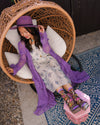 Sock Candy - Magic Mushrooms Black Sheer Crew Sock: Size I: Fits US W5.5-9.5