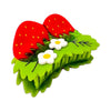 Jenny Lemons - Large Strawberries and Flowers Hair Claw Clip