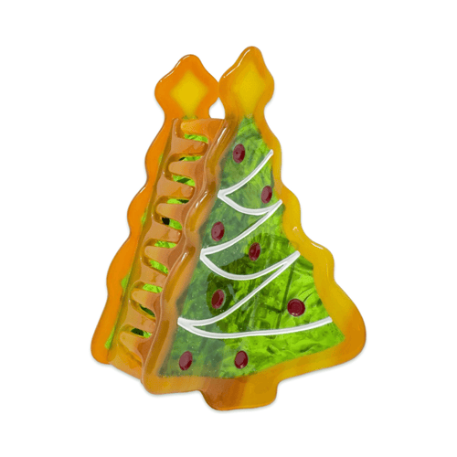 Jenny Lemons - Midi Christmas Tree Holiday Cookie Hair Claw Clip
