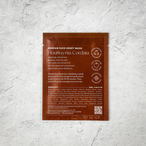 Lucky Owl - Korean Sheet Mask - Make Today Amazing
