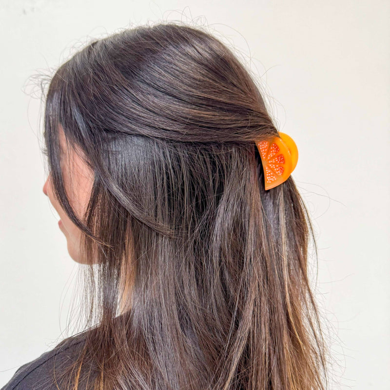 Jenny Lemons - Mini Orange Slice Hair Claw Clip