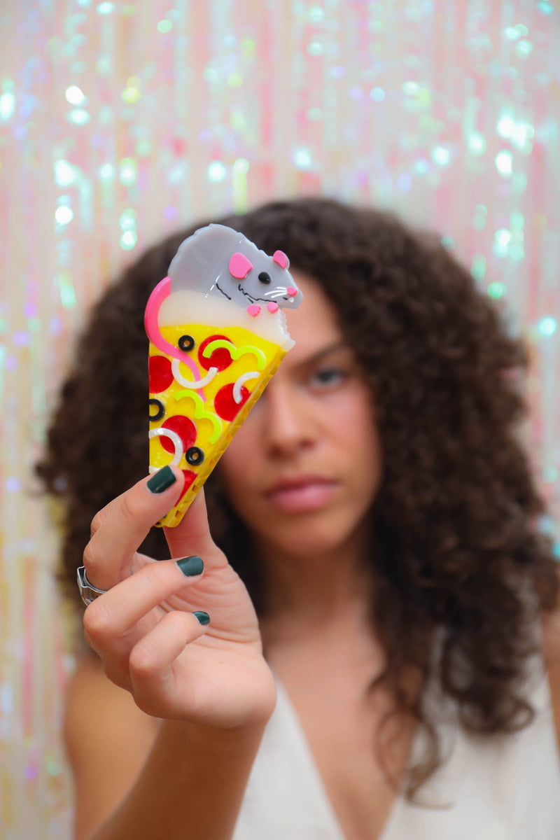 The Peach Fuzz - Pizza Rat Hair Claw