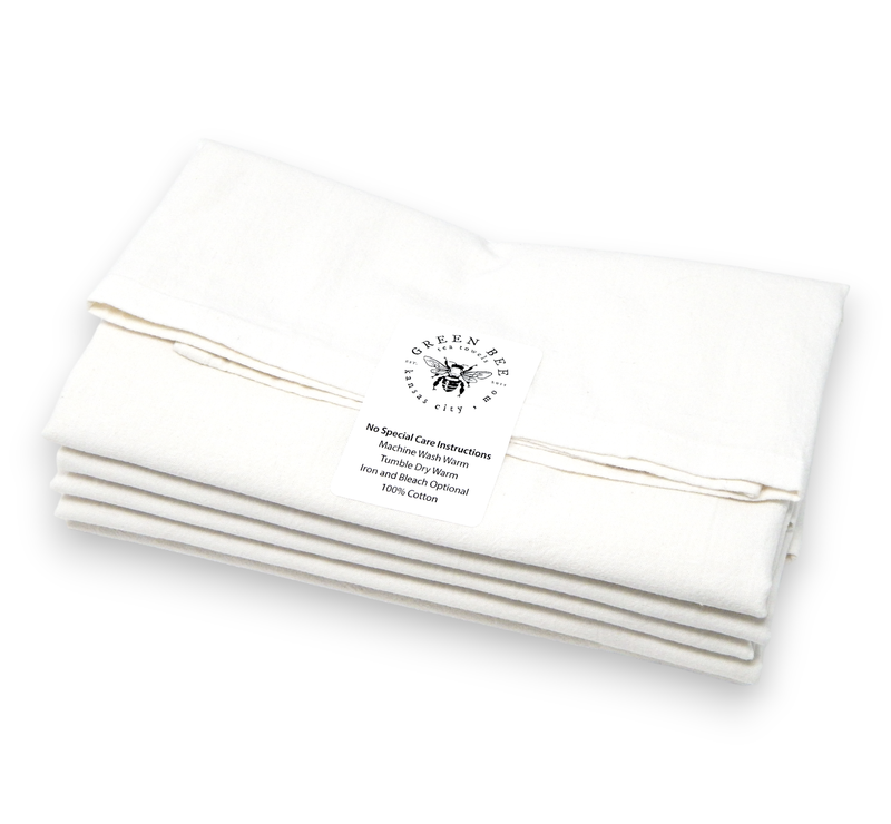 Green Bee Tea Towels - Slainte Towel | St Patricks Day Towel | Kitchen Tea Towels
