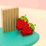 Jenny Lemons - Large Red Strawberry Hair Claw Clip