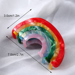 MKS America - Rainbow hair claws: Rainbow