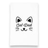 Green Bee Tea Towels - Cat Dad Dish Towel | Tea Towels | Rustic Kitchen Tea Towels