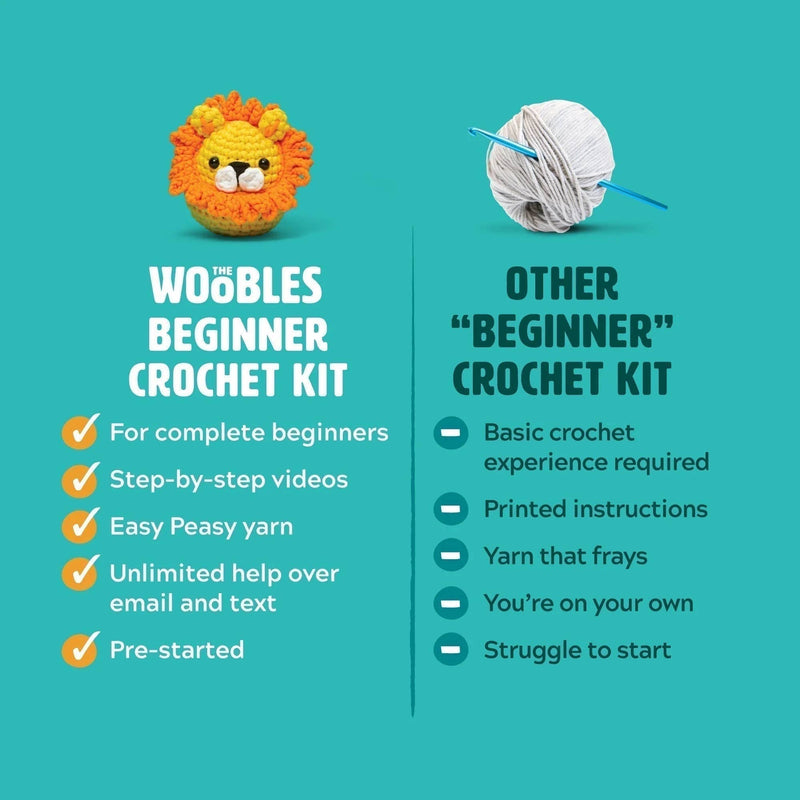 The Woobles - Pastel Bunny Crochet Kit