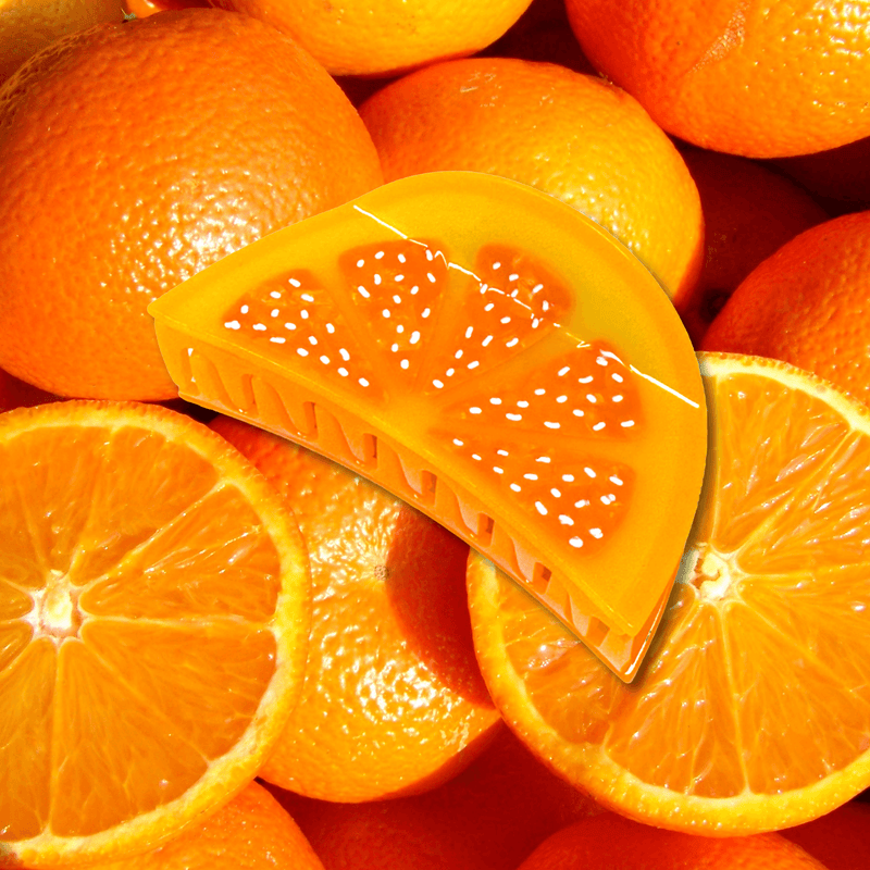 Jenny Lemons - Large Orange Slice Hair Claw Clip