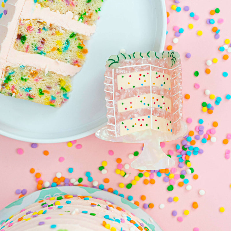 Jenny Lemons - Large Confetti Cake Hair Claw Clip