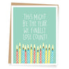 Apartment 2 Cards - Lost Count Birthday Card