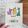 Big Moods - "It's Time To Pawty" Greeting Card