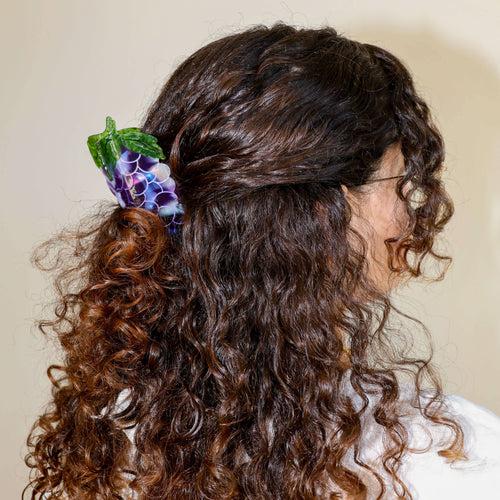 Jenny Lemons - Large Grapes Hair Claw Clip