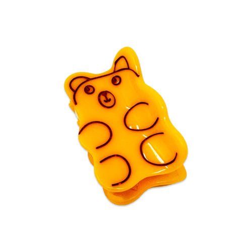 Jenny Lemons - Mini Yellow Gummy Bear Hair Claw Clip