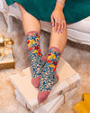 Sock Candy - Tapestry Vines Sheer Crew Sock