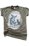 Spooky Readers Book Club - Witch + Cat Bleached Tee