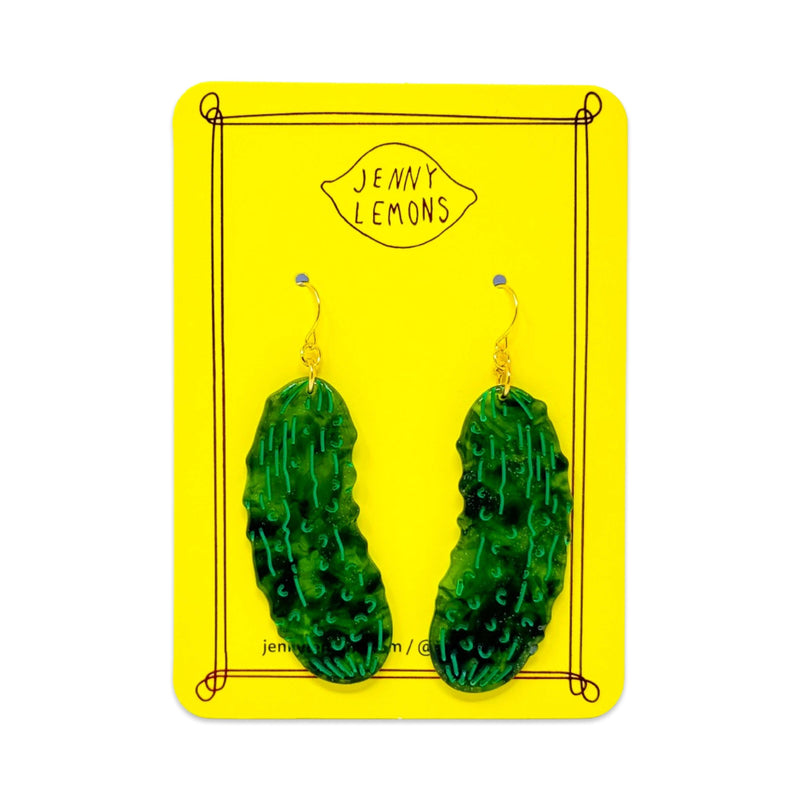 Jenny Lemons - Pickle Acetate Earrings