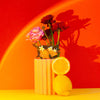 Jenny Lemons - Large Lemon and Flowers Hair Claw Clip