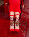 Sock Candy - Year of the Dragon Sheer Crew Sock: Size I: Fits US W5.5-9.5