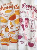 The Neighborgoods - PERFECT PAIRING (Wine, Cheese) - Tea Towel Set of 2