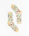 Sock Candy - Sheer Rosettes Crew Sock