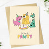 Big Moods - "It's Time To Pawty" Greeting Card