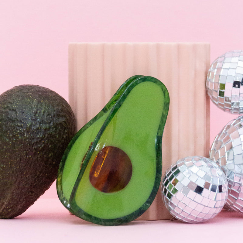 Jenny Lemons - Large Avocado Hair Claw Clip