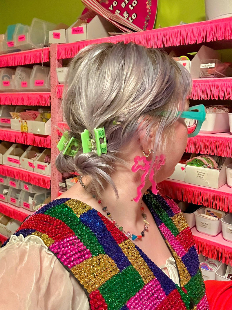 The Peach Fuzz - Bread Clip Mini Hair Claw