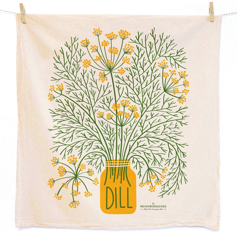 The Neighborgoods - BIG DILL (Dill, Pickle) - Tea Towel Set of 2