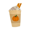 Jenny Lemons - Large Pumpkin Spice Latte Hair Claw Clip
