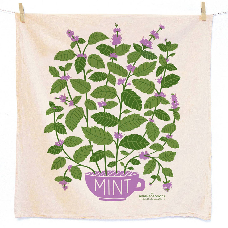 The Neighborgoods - I LILAC PURPLE (Mint, Lilac) - Tea Towel Set of 2